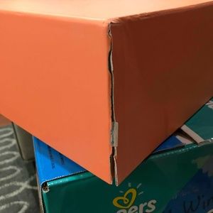 Orange Shoebox Damaged